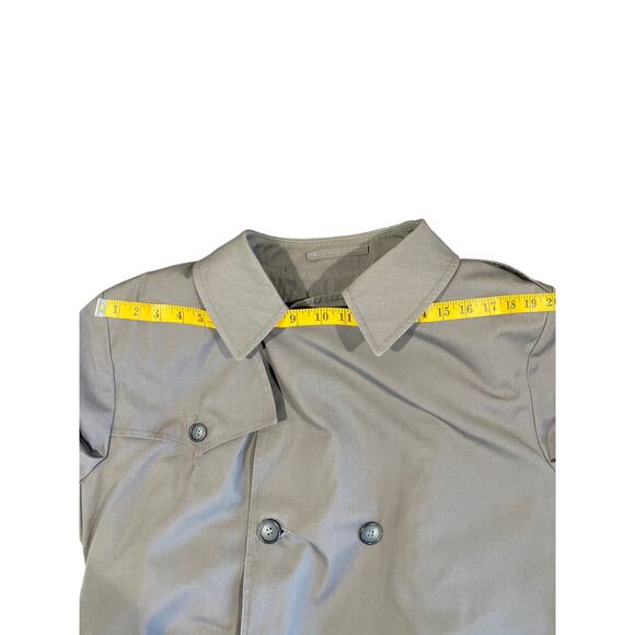 Vintage BOTANY WEATHER TOPPER Trench Coat Men's Size 46L w 2 Removeable Layers! - Picture 12 of 15